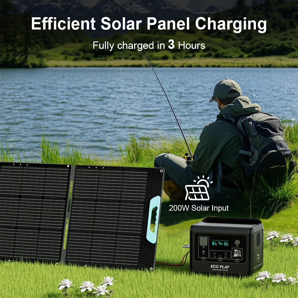 Eco Play EP800 512Wh Portable Power Station 800W AC Output