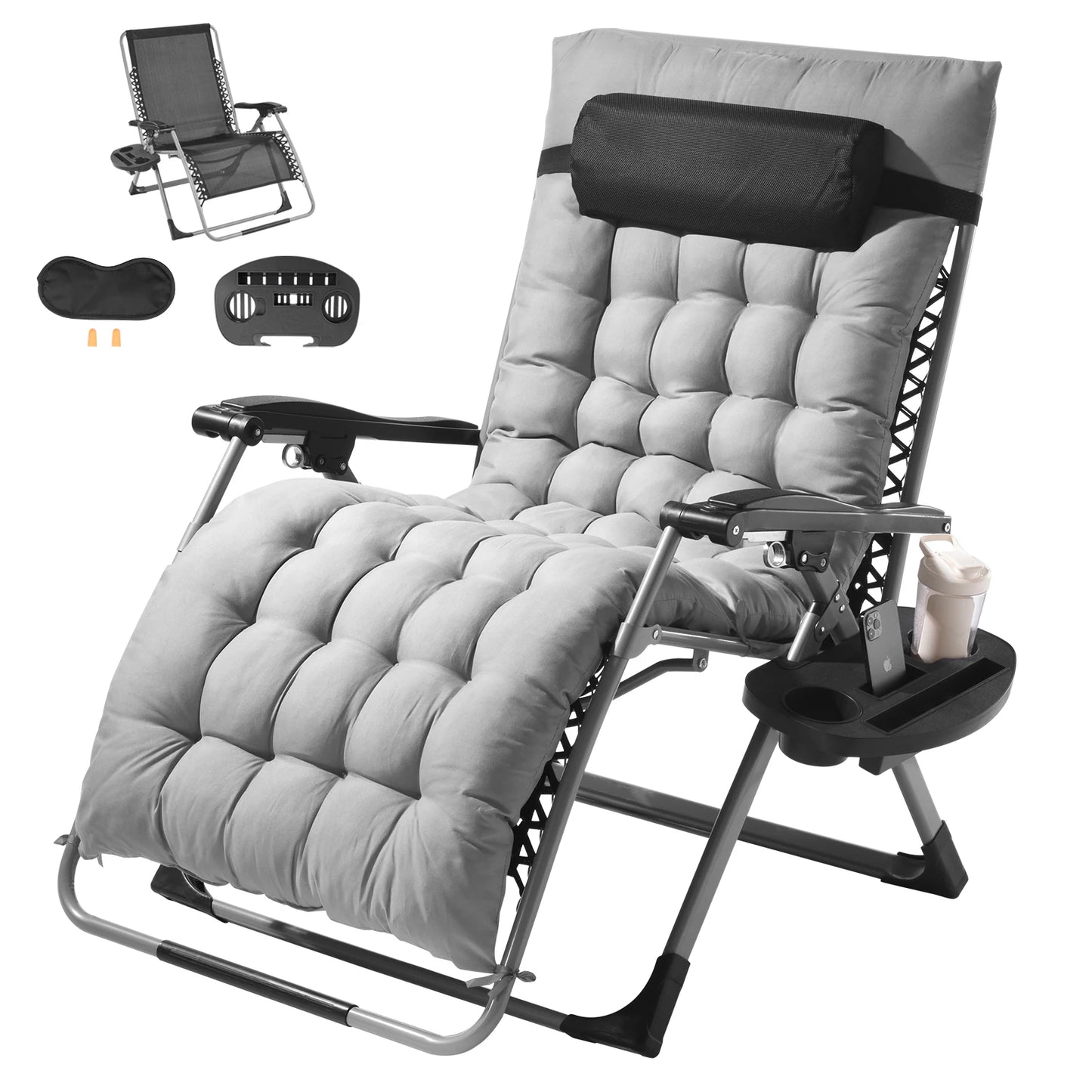 SucceBuy Zero Gravity Chair Recliner With Cupholder