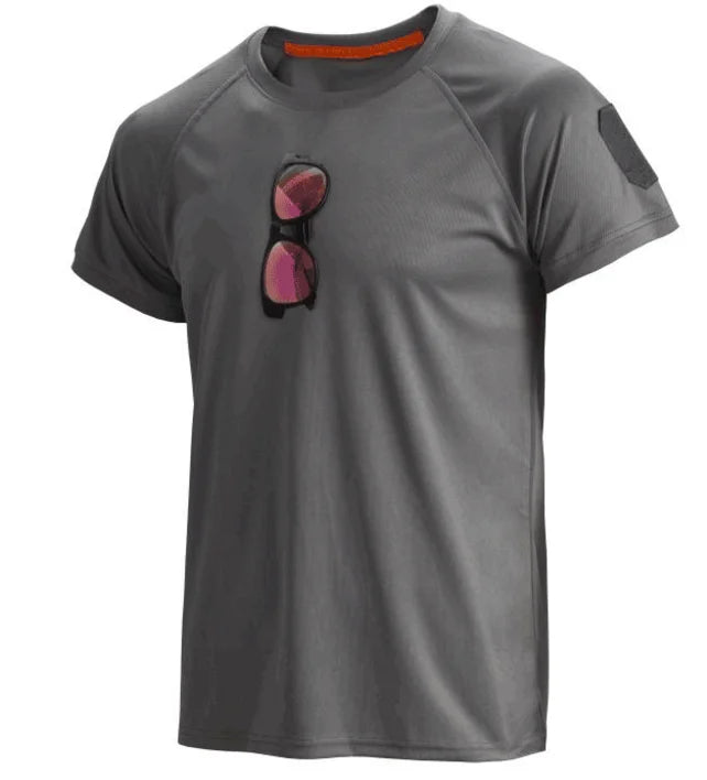Mazerout Mens Quick Dry Outdoor Tee For Hiking And Camping