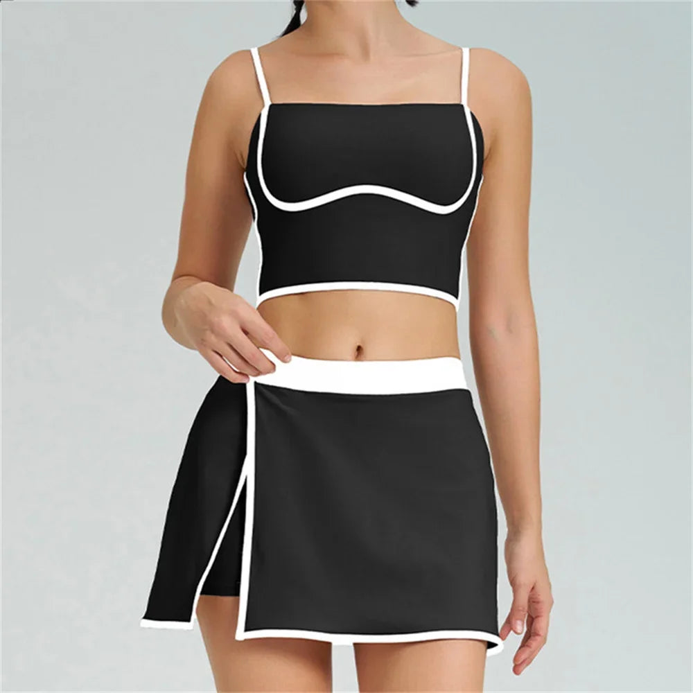 Women Tracksuit Yoga Set With MoistureWicking Bra Sportswear Athletic Performance