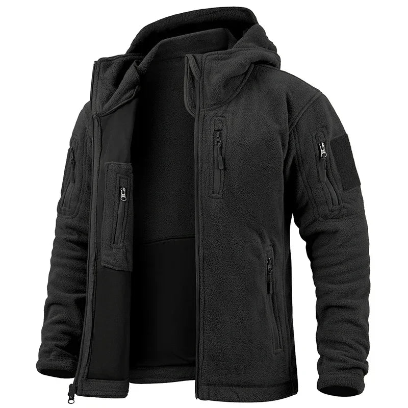 ReFire Gear Fleece Tactical Jacket Hunting Full Zip Pockets