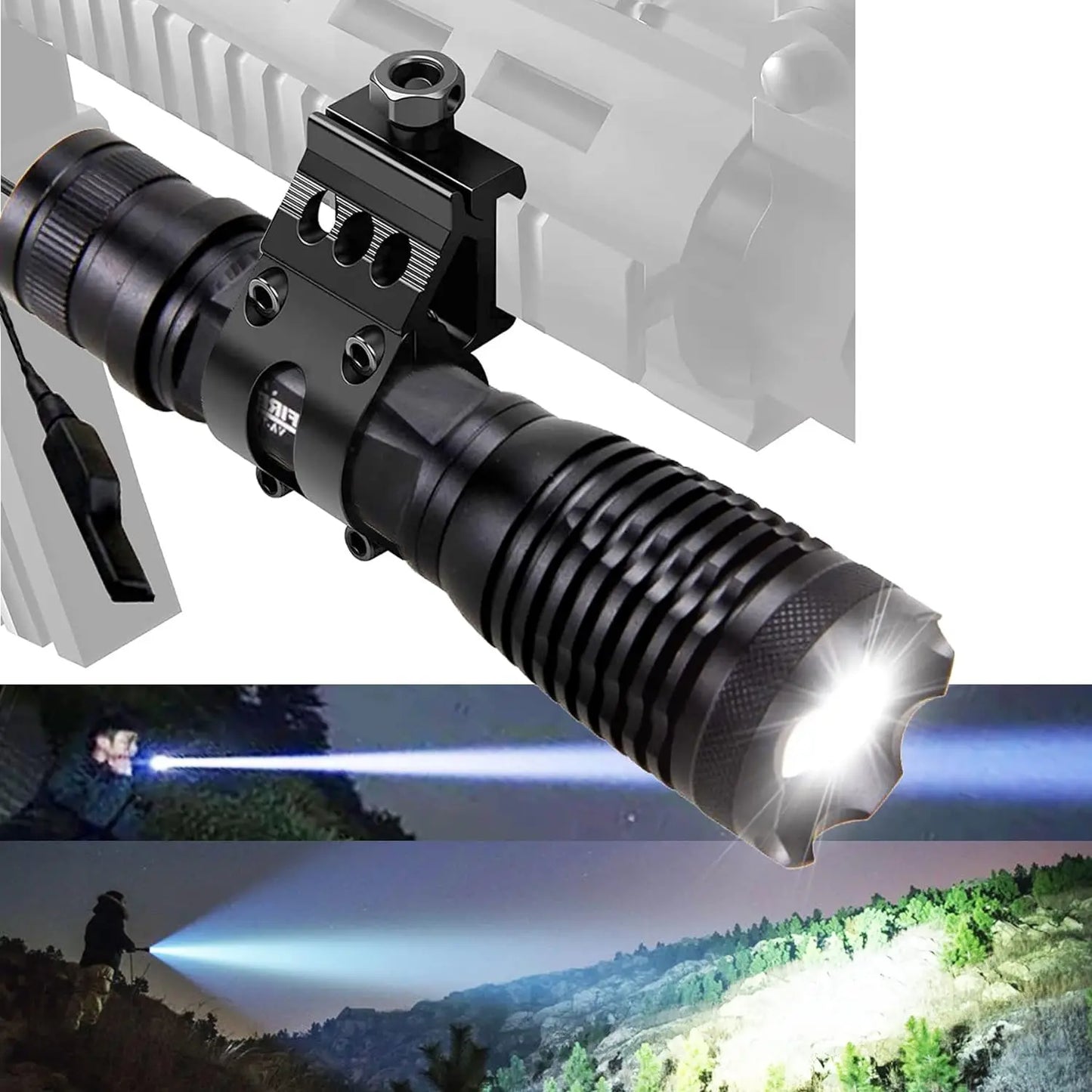 VASTFIRE 1200 Lumen LED Flashlight VA 710 Remote Switch
