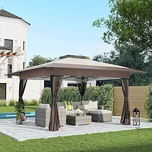 TangXu Pop Up Gazebo Mosquito Netting Outdoor Canopy
