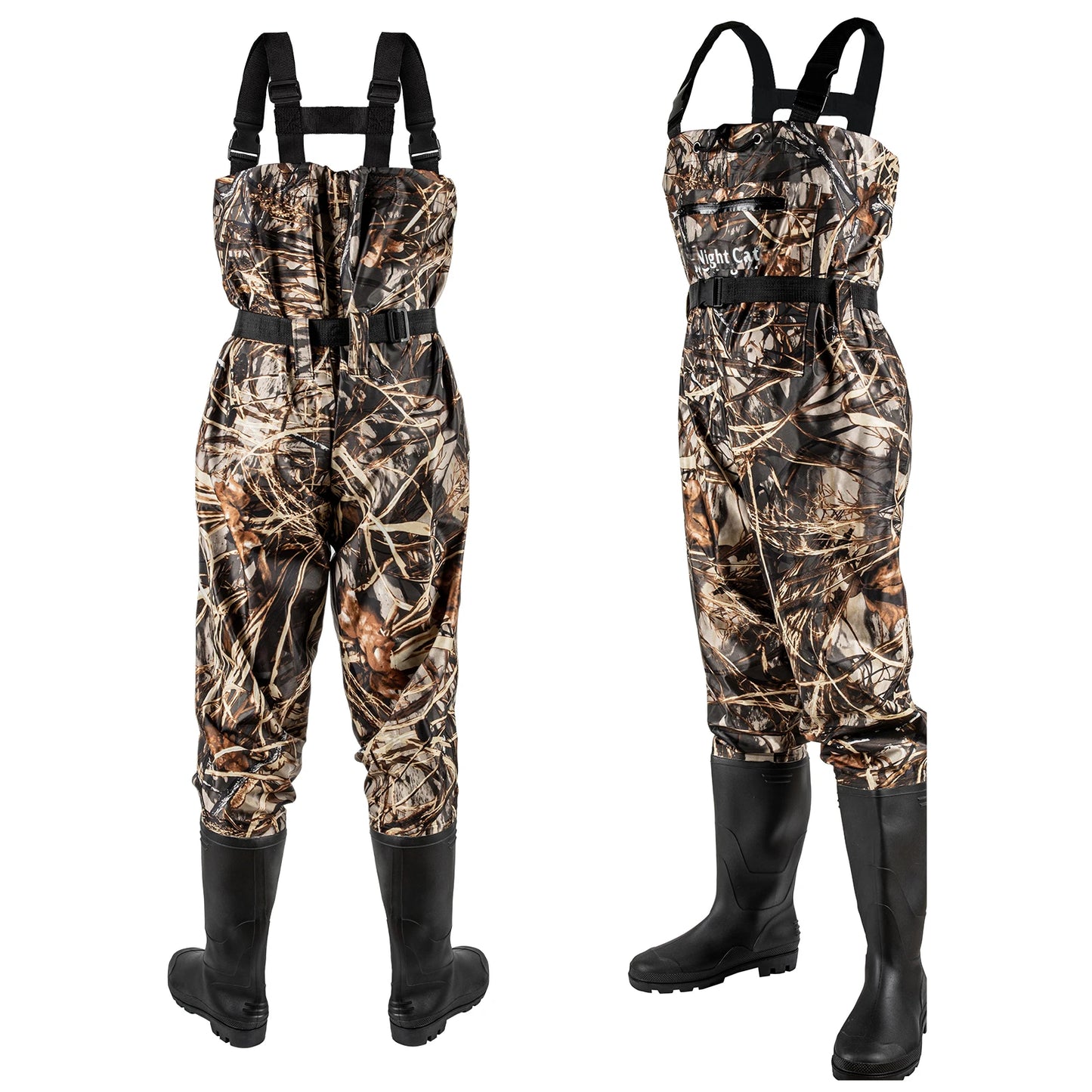 Chest Waders With Boots For Fishing Waterproof Nylon PVC