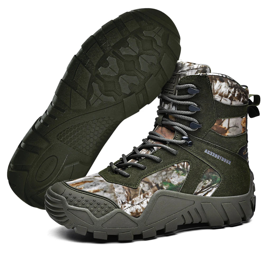 Louis Kadhrcn Mens Waterproof Outdoor Hiking Boots