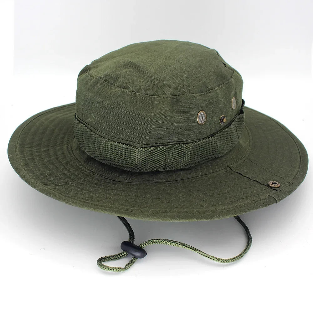 Camouflage Boonie Hat For Men Outdoor Sports Sun Bucket Cap
