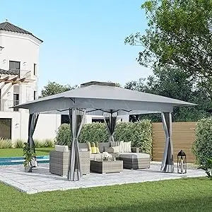 TangXu Pop Up Gazebo Mosquito Netting Outdoor Canopy