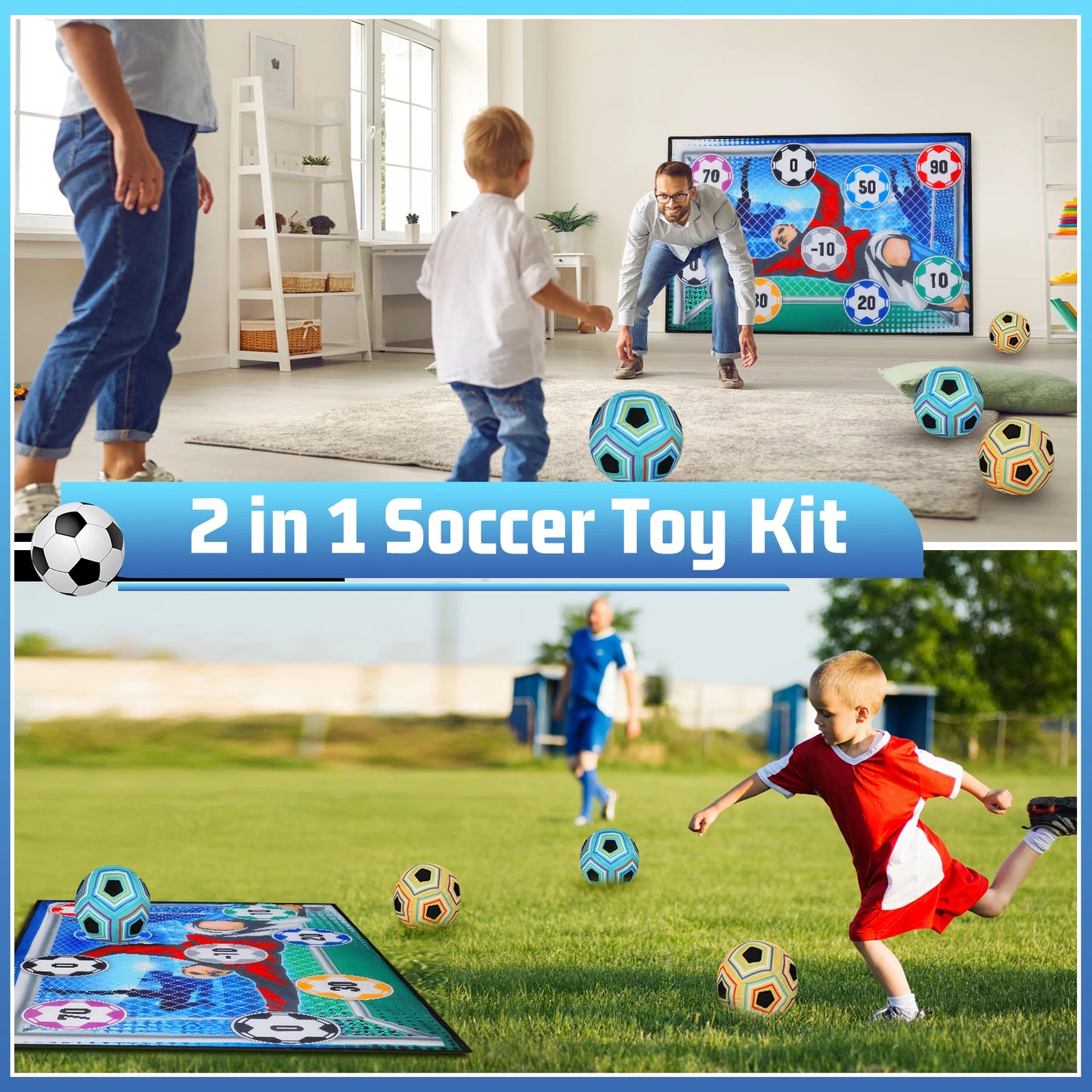 VATOS Football Game Set For Kids Indoor Outdoor Soccer