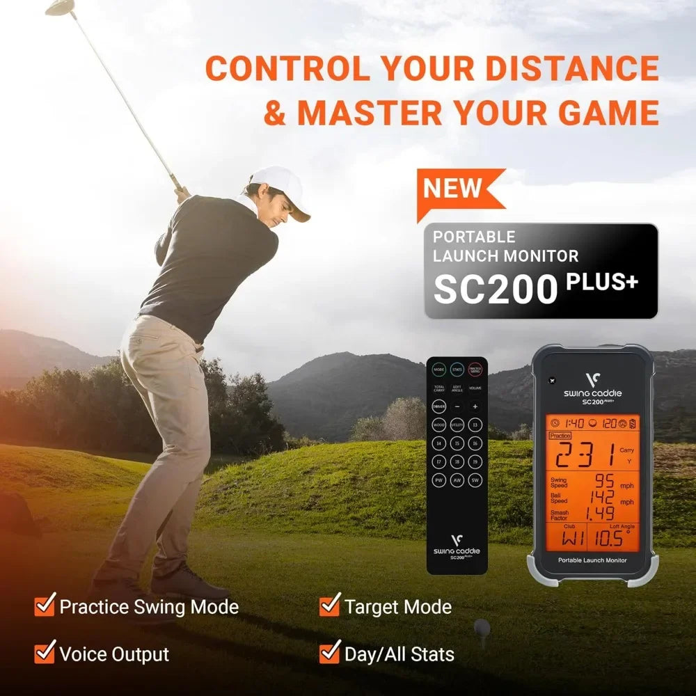 Golf Launch Monitor And Swing Analyzer Real Time Data