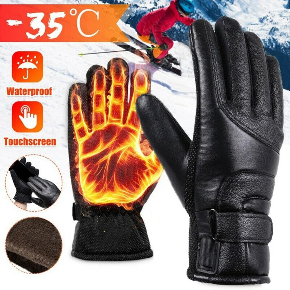 USB Heated Gloves Electric Winter Warming For Outdoor Use