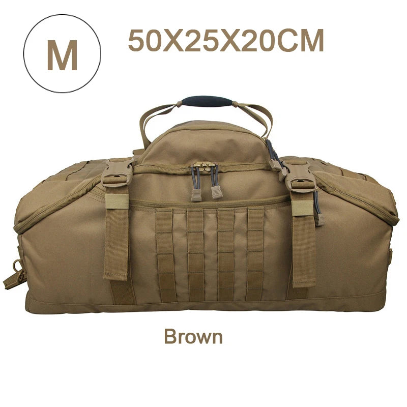 QCN Molle Tactical Travel Bag Military Duffle For Camping