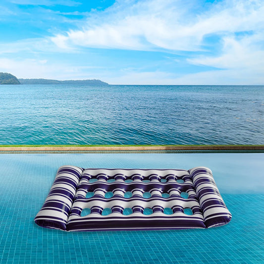 Inflatable Water Sleeping Bed Lounger Pool Float Outdoor