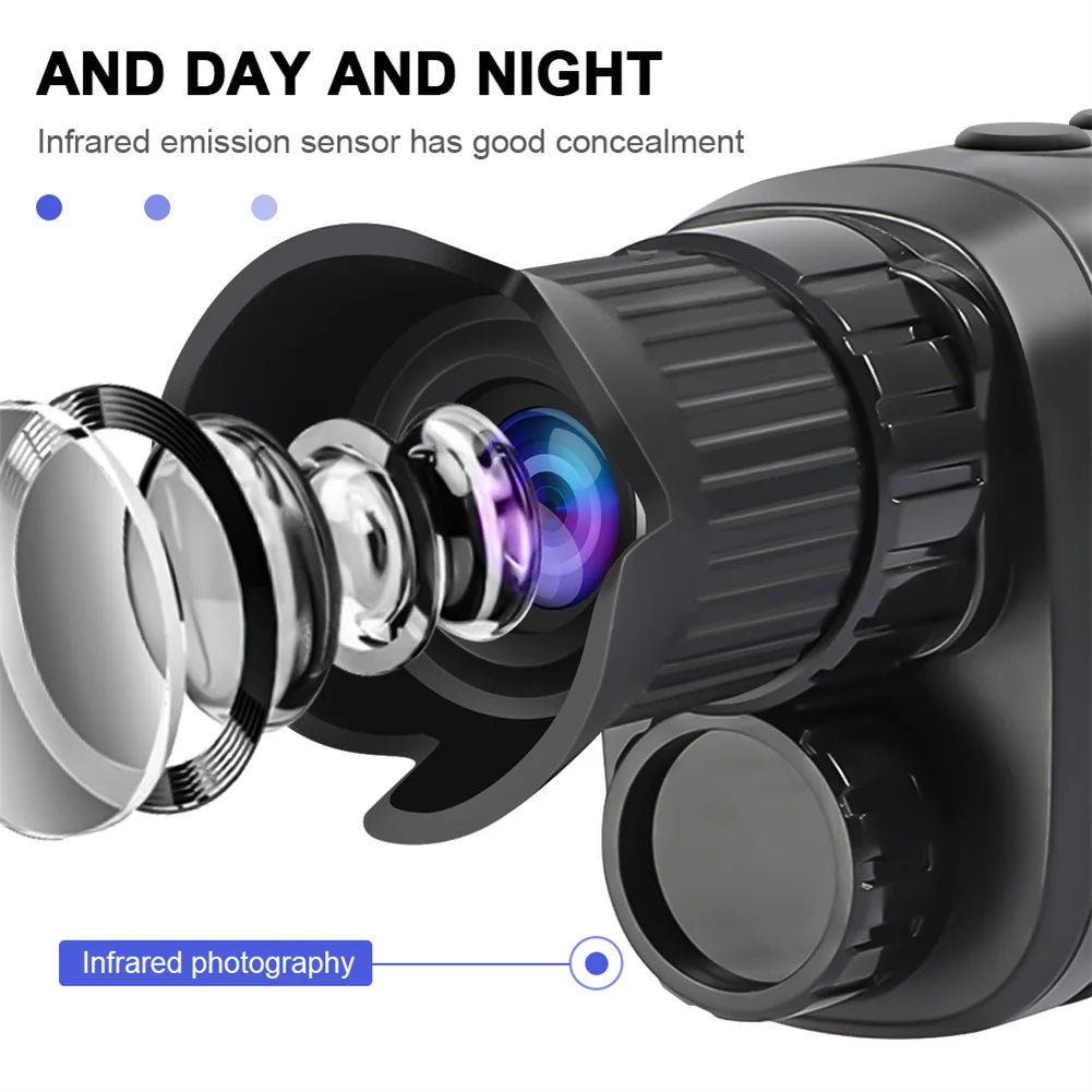 R7 Night Vision Monocular 5X Zoom Infrared For Hunting