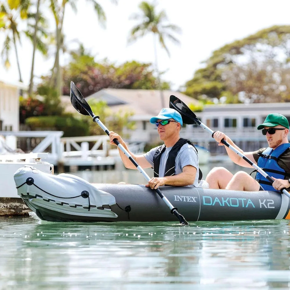 UOSU 2 Person Inflatable Kayak Set With Pump And Oars