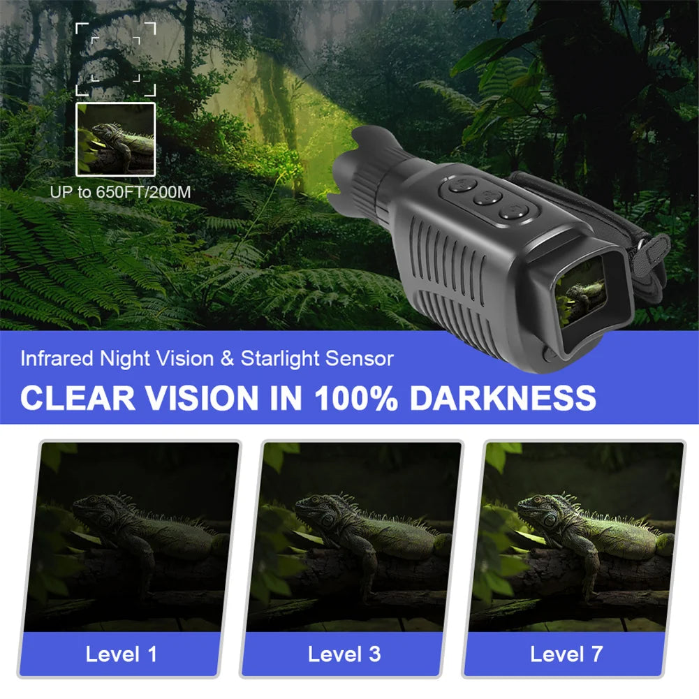 R7 Night Vision Monocular 5X Zoom Infrared For Hunting