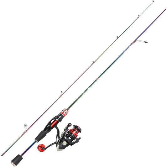Ultralight Graphite Spinning Rod And Reel Combo Precision