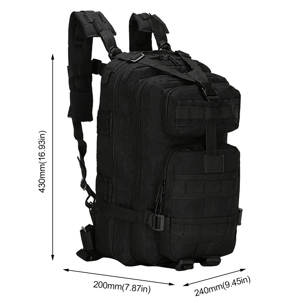 Alloet Tactical Travel Backpack For Hiking Camping Breathable Comfort