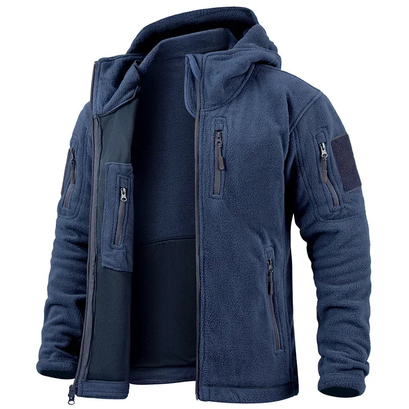 ReFire Gear Fleece Tactical Jacket Hunting Full Zip Pockets