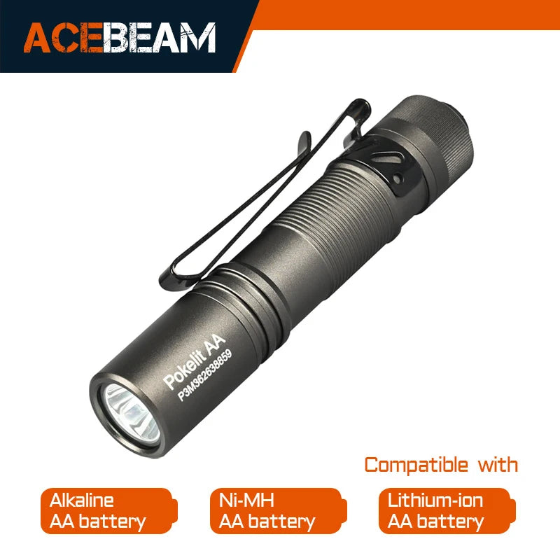 ACEBEAM Pokelit EDC Flashlight 1000 Lumens USB Rechargeable