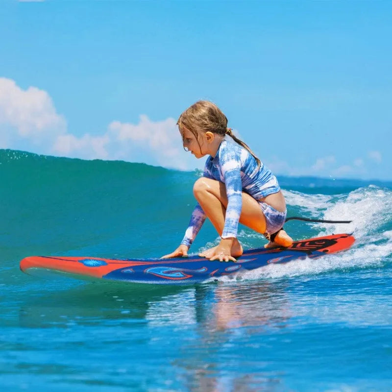 GYMAX Stand Up Paddle Board Surfboard Removable Fins Leash