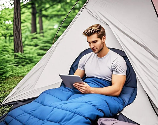 Elite Outdoor Store Cotton Envelope Sleeping Bag Camping