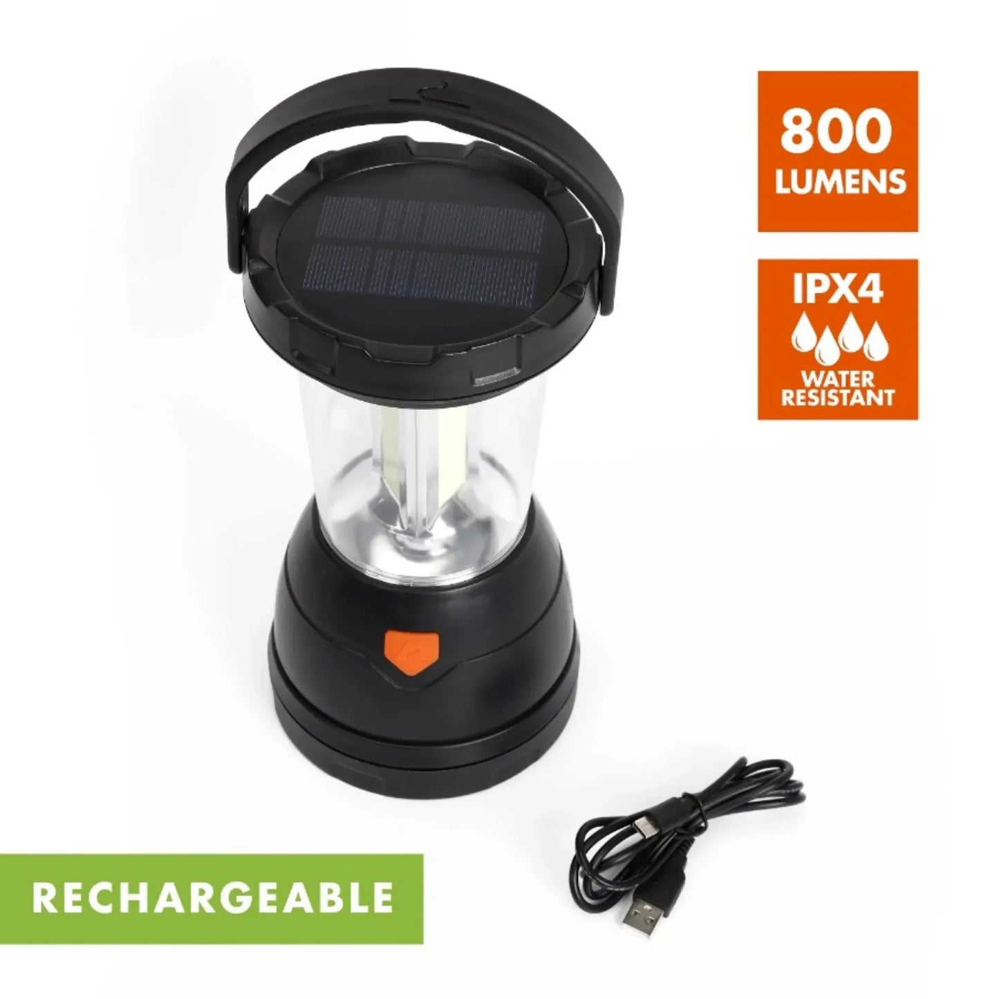 Hign Concerned Solar Camping Lantern 800LM Hand Crank USB