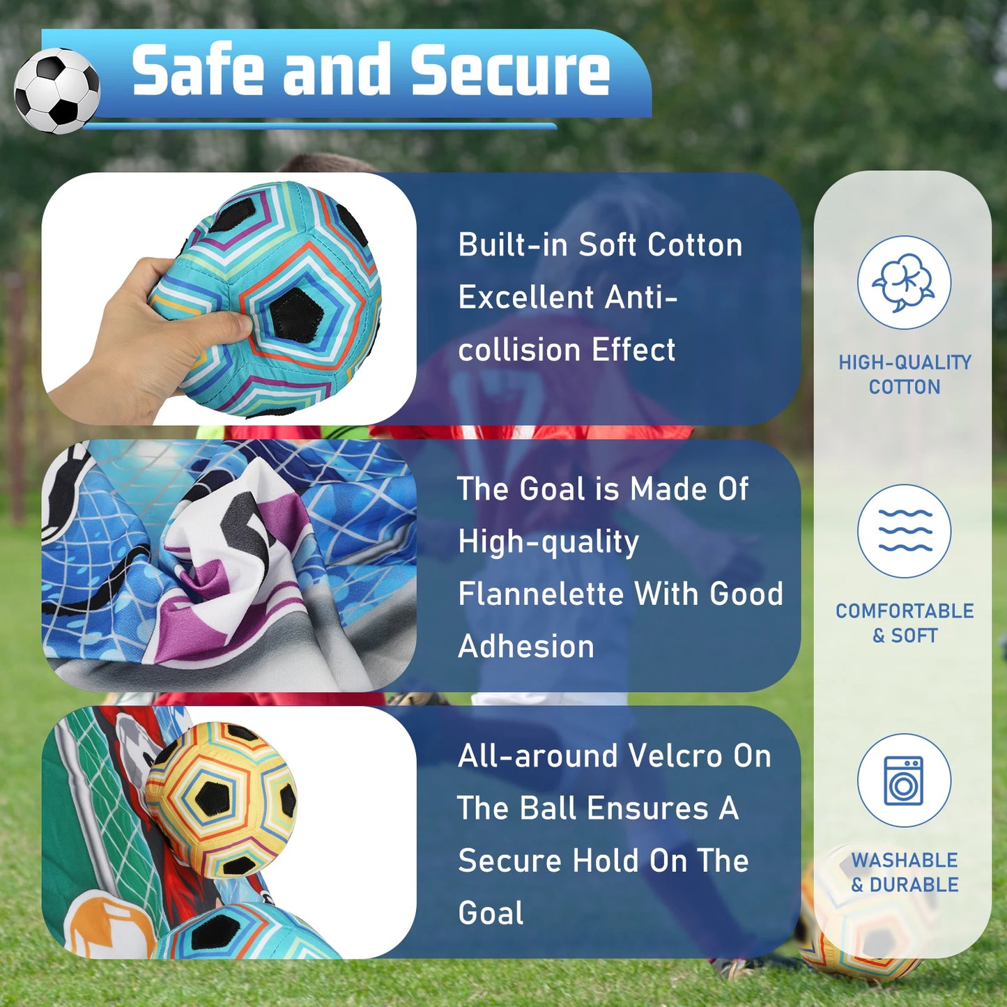 VATOS Football Game Set For Kids Indoor Outdoor Soccer