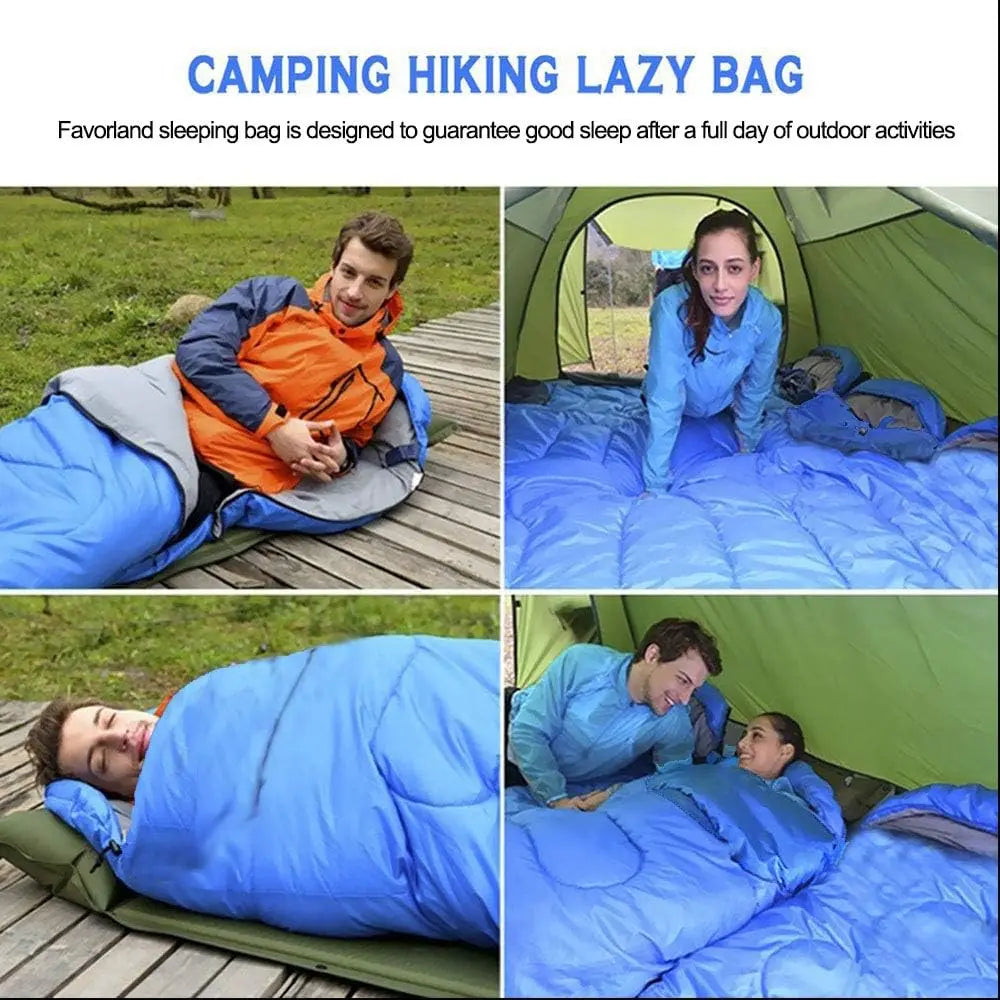Elite Outdoor Store Cotton Envelope Sleeping Bag Camping