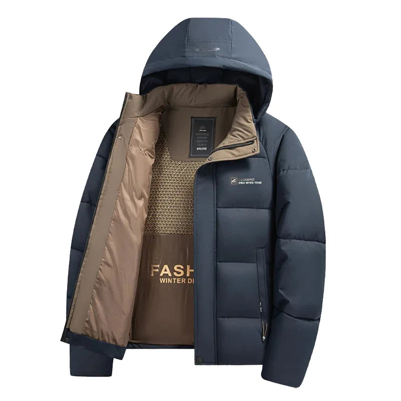 Graphene Warm Windproof Jacket For Men Outdoor Thermal