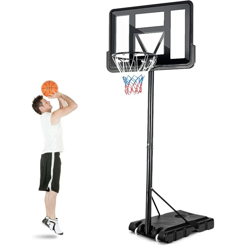Elite Outdoor GYMAX Portable Basketball Hoop Backboard
