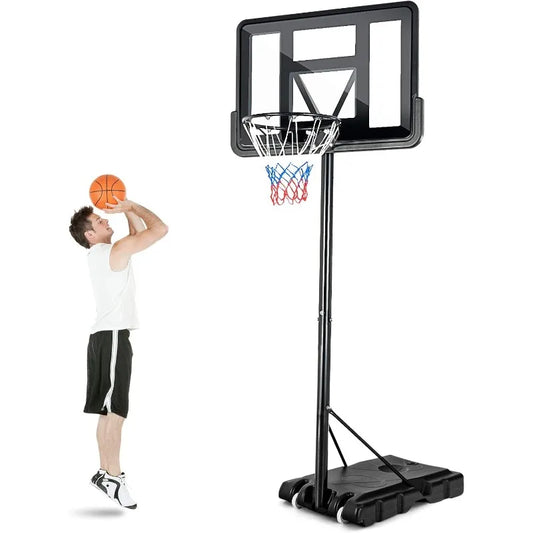 Elite Outdoor GYMAX Portable Basketball Hoop Backboard