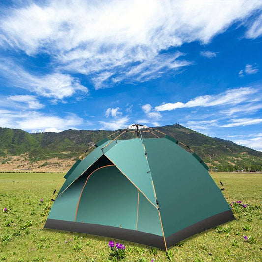 Portable Camping Tent For 3 To 4 Persons Automatic Pop Up