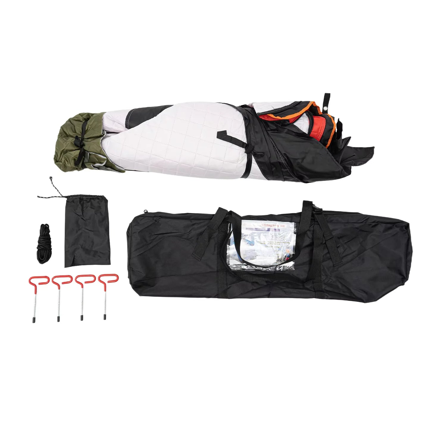 Elite Outdoor Store Insulated Ice Fishing Tent Freestanding