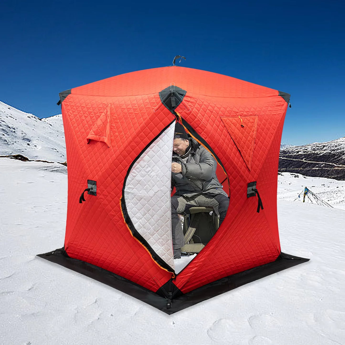 Elite Outdoor Store Insulated Ice Fishing Tent Freestanding