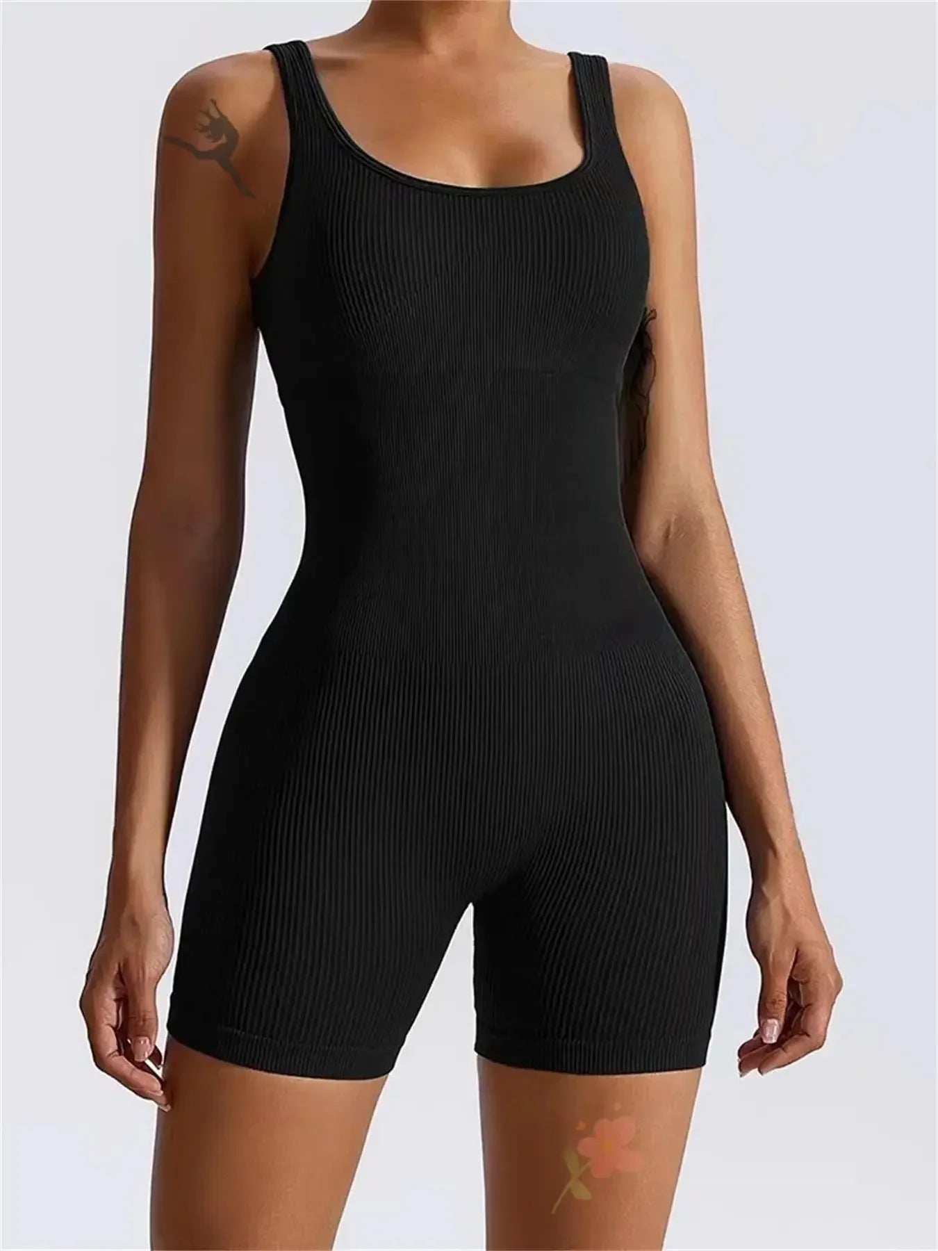 Elite Outdoor Store Seamless One Piece Short Yoga Bodysuit Push Up For Women Workout Gear