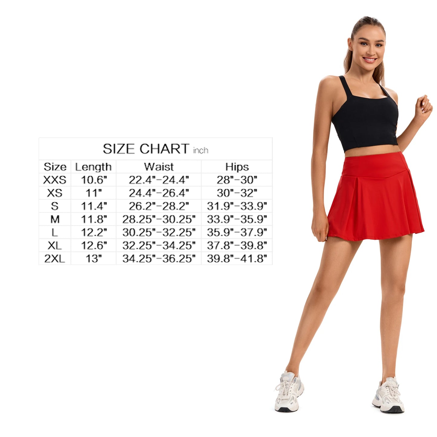 Tennis Golf Skirt Two In One High Waist Pocket Shorts