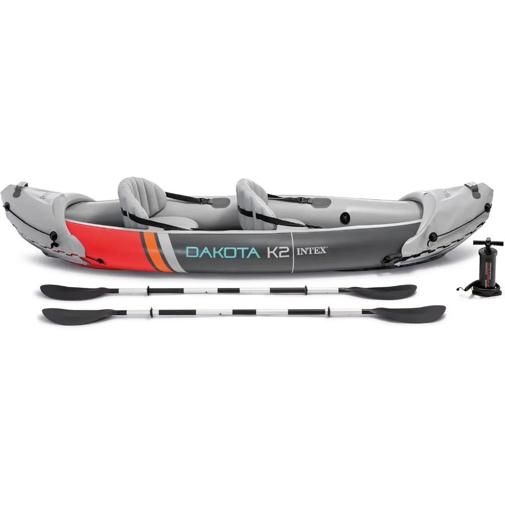 UOSU 2 Person Inflatable Kayak Set With Pump And Oars