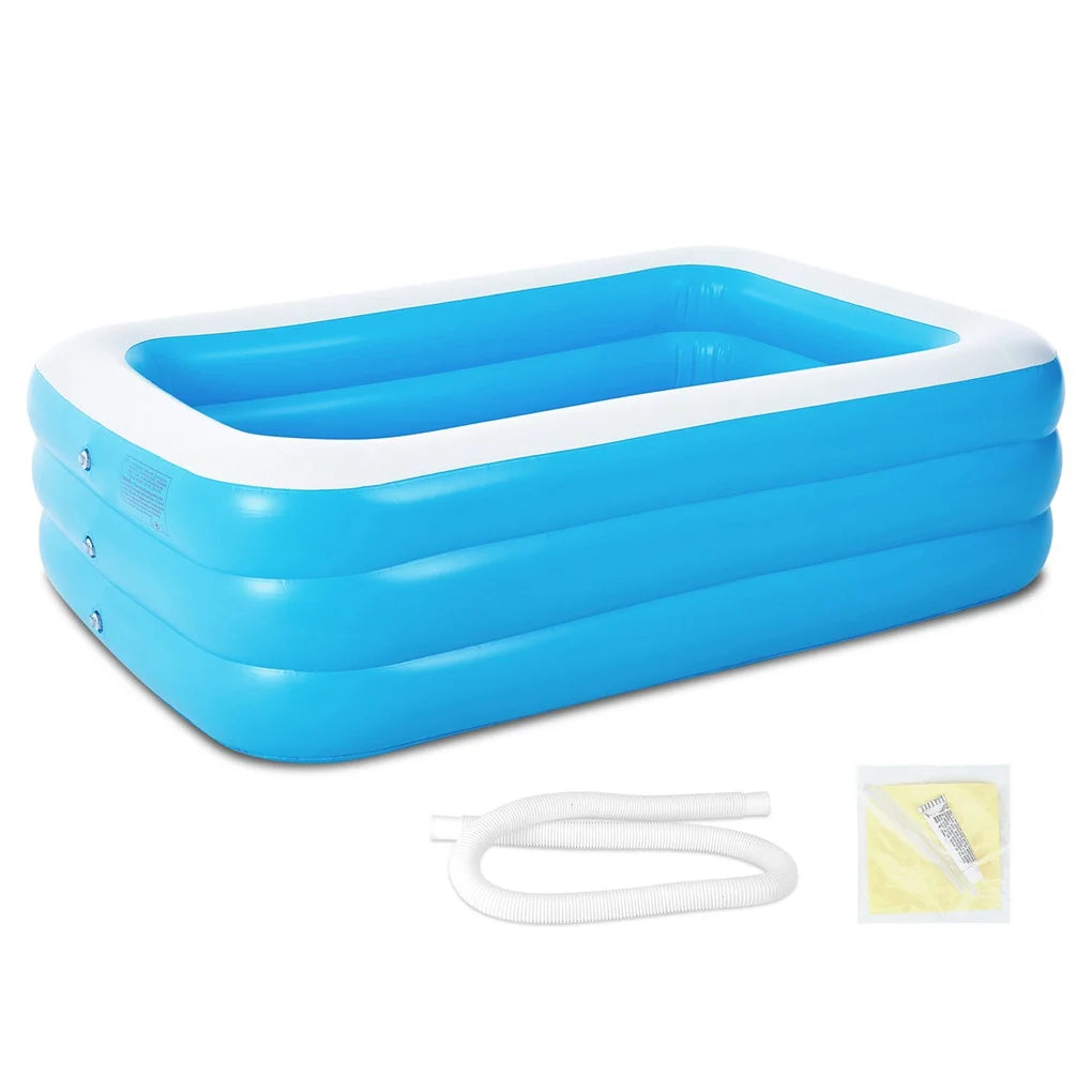 Inflatable Lounge Pool for Outdoor Garden and Backyard