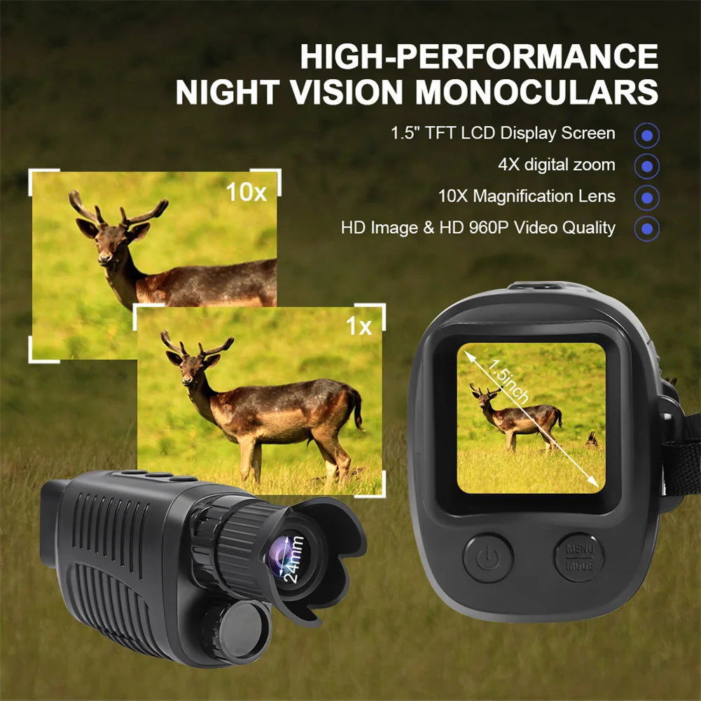 R7 Night Vision Monocular 5X Zoom Infrared For Hunting
