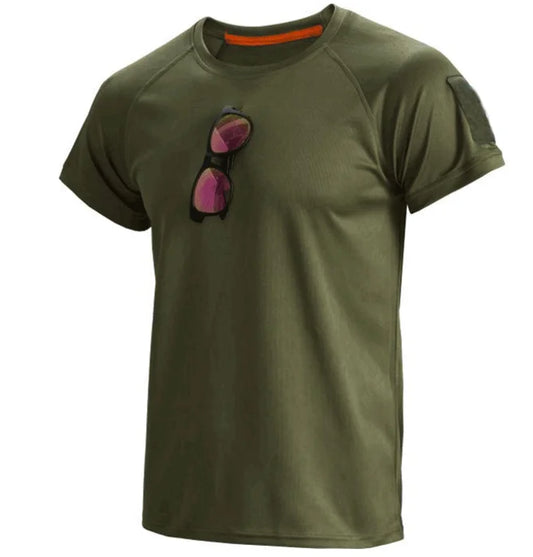 Mazerout Mens Quick Dry Outdoor Tee For Hiking And Camping