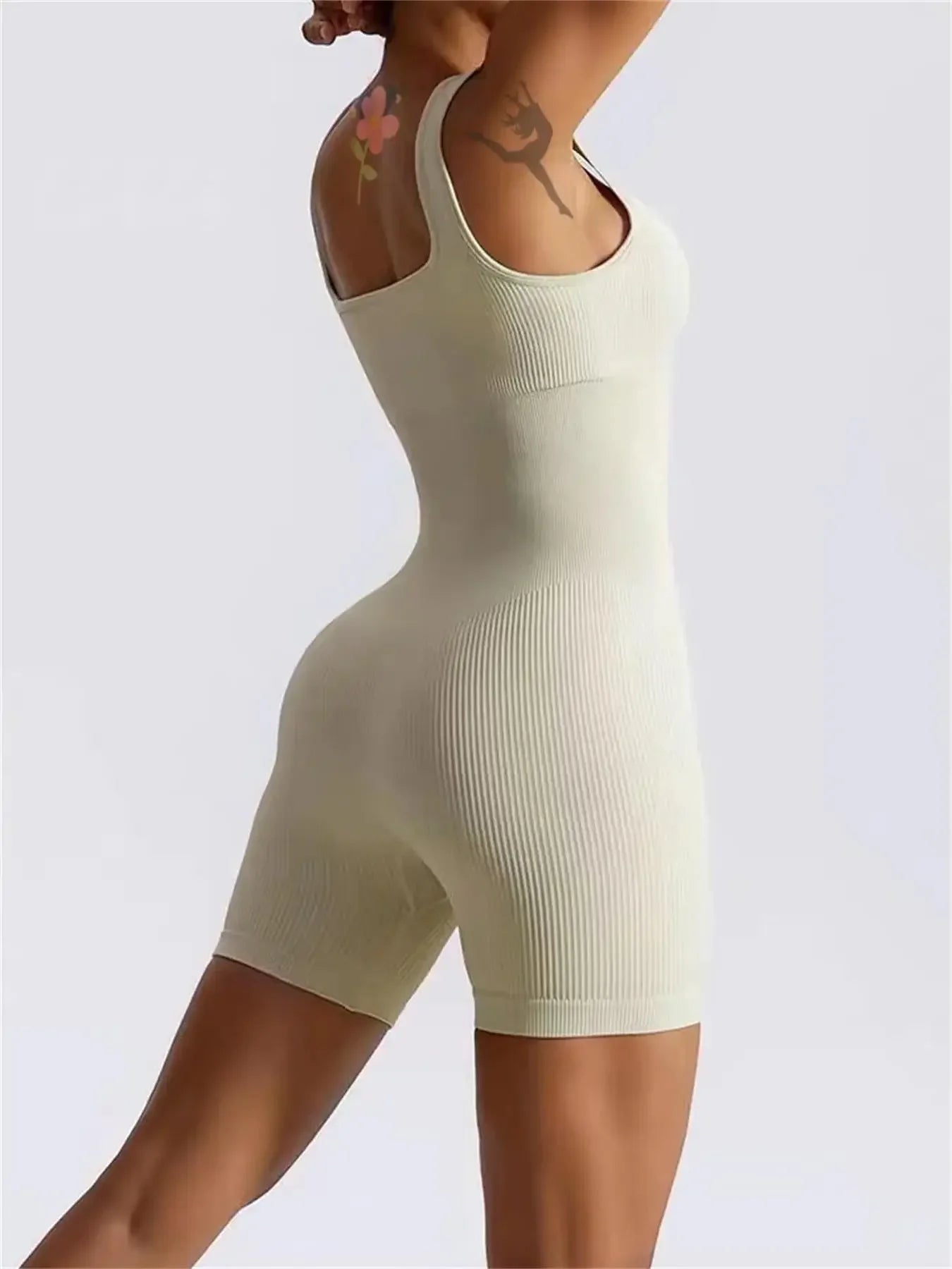 Elite Outdoor Store Seamless One Piece Short Yoga Bodysuit Push Up For Women Workout Gear