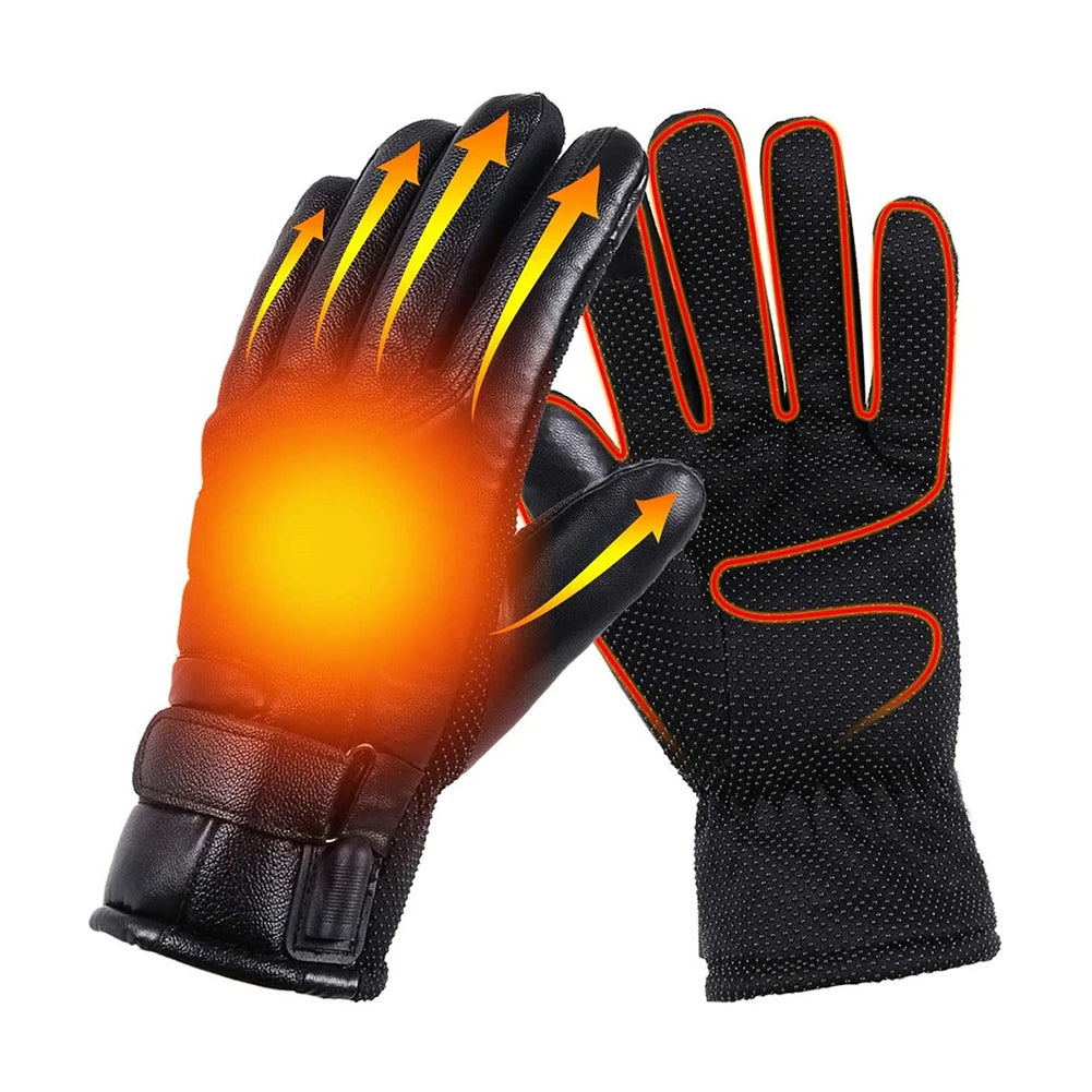 USB Heated Gloves Electric Winter Warming For Outdoor Use