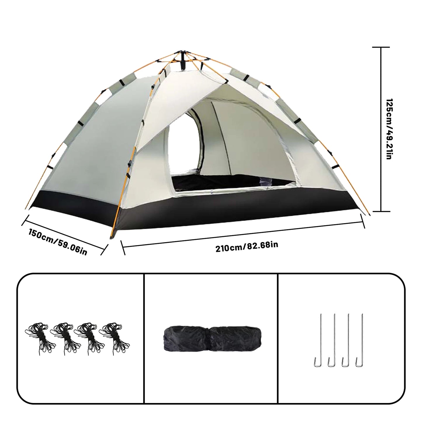 Pakicetus Auto Tent Quick Setup Sunshade For All Weather Portable