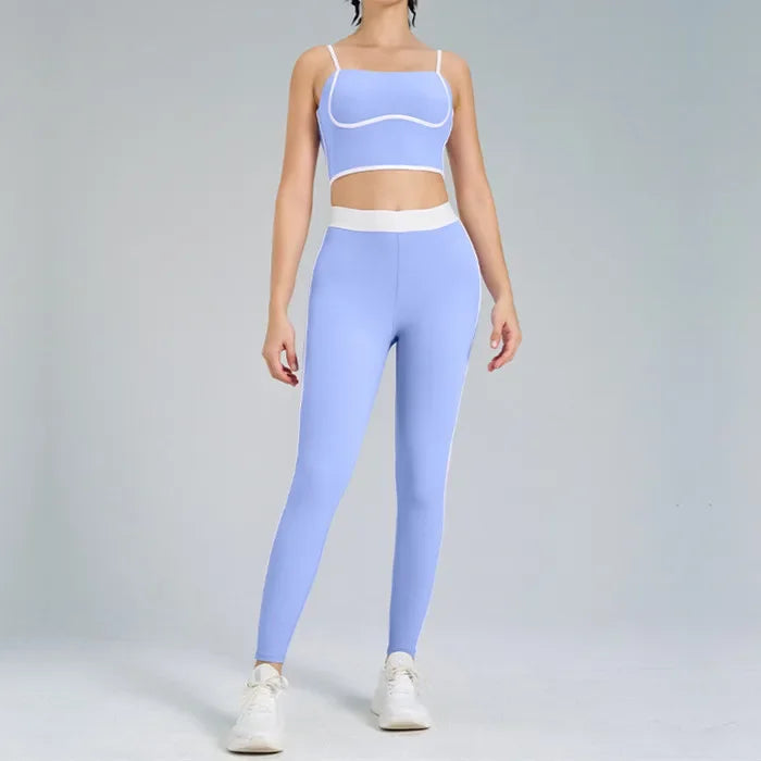Women Tracksuit Yoga Set With MoistureWicking Bra Sportswear Athletic Performance
