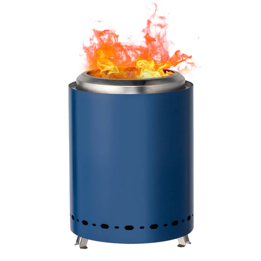 Smokeless Fire Pit Portable Compact Design for Outdoor Use with Lightweight Construction