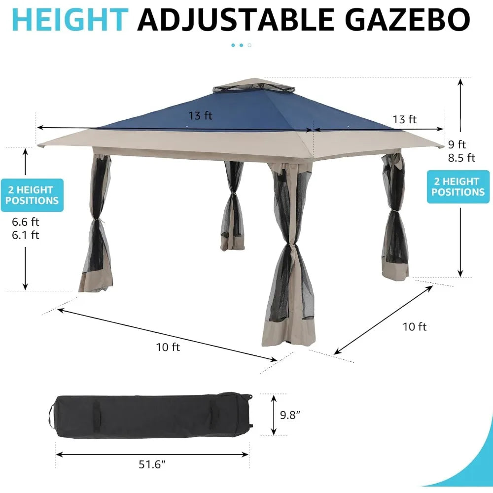 TangXu Pop Up Gazebo Mosquito Netting Outdoor Canopy