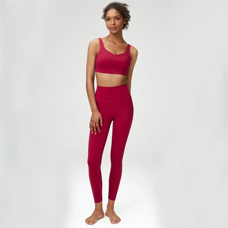 Two Piece Fitness Yoga Set For Women Breathable MoistureWicking ProPerformanceWear