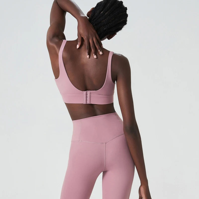 Two Piece Fitness Yoga Set For Women Breathable MoistureWicking ProPerformanceWear