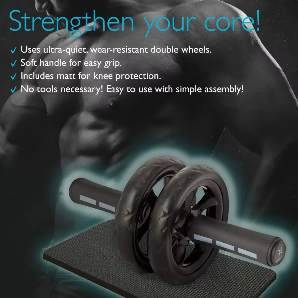 Ab Roller Wheel For Abdominal Core Fitness Equipment