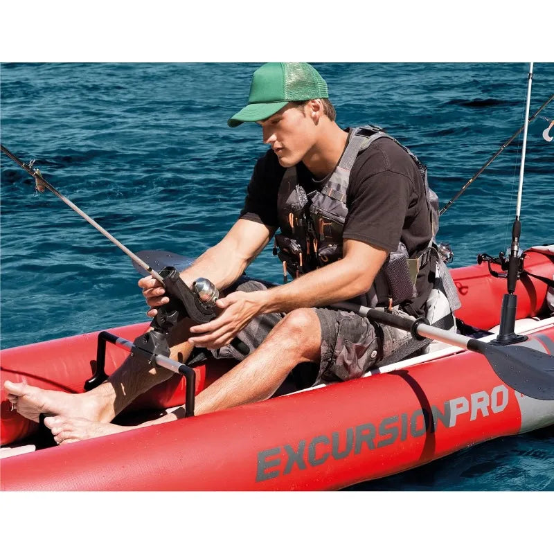Intex Excursion Pro K2 Inflatable Kayak Set With Paddles